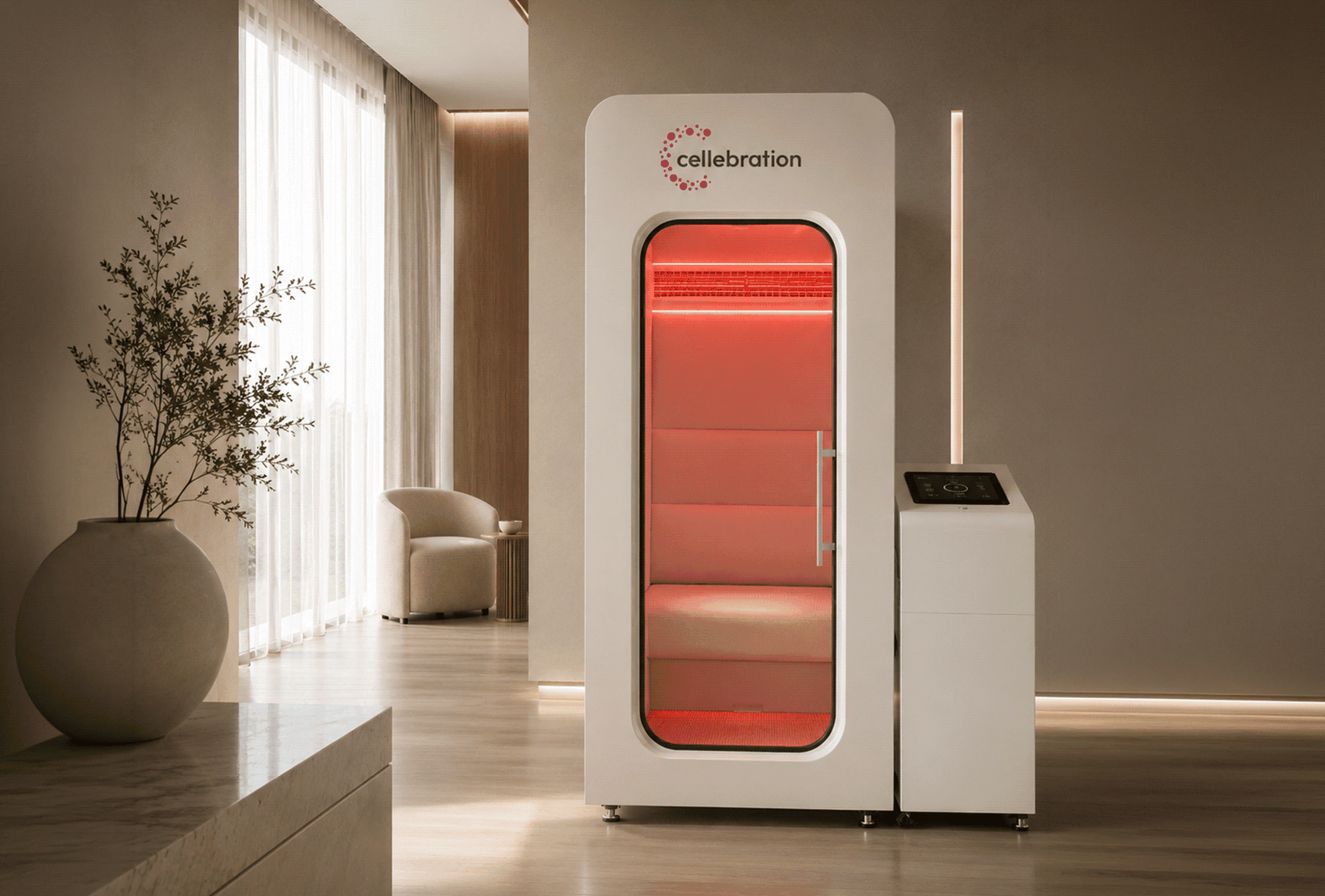A Cellebration therapy chamber